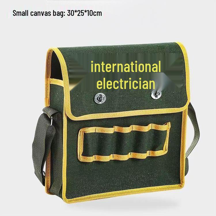 Прочная брезентовая сумка для инструментов электрика - Многофункциональная сумка для ремонтных и строительных инструментов