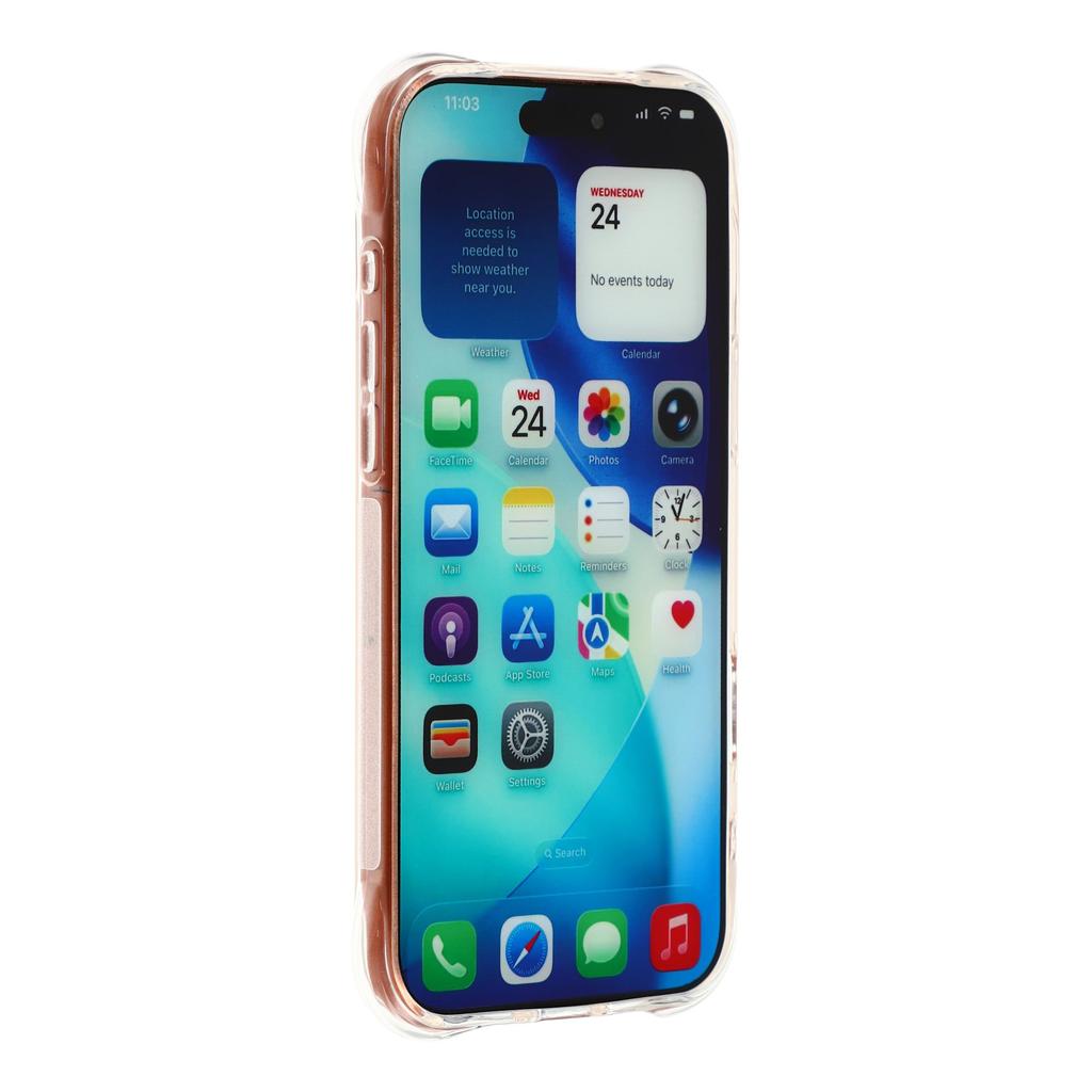 For iPhone 17 Pro Max TPU Phone Case Non Slip Transparent Mobile Phone Cover