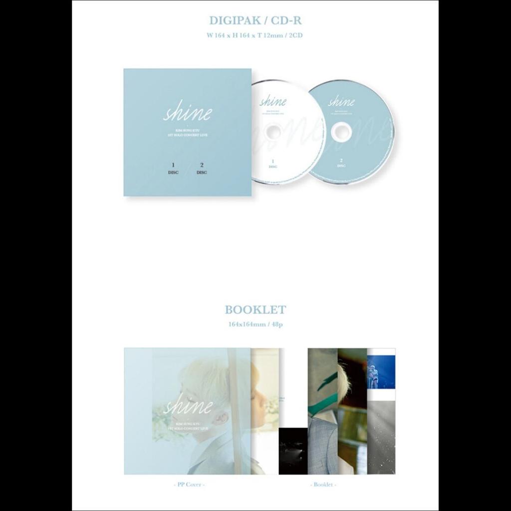 KIM SEONG KYU (UNENDLICH) - 1. Solo-Konzert Live Shine [2CD]