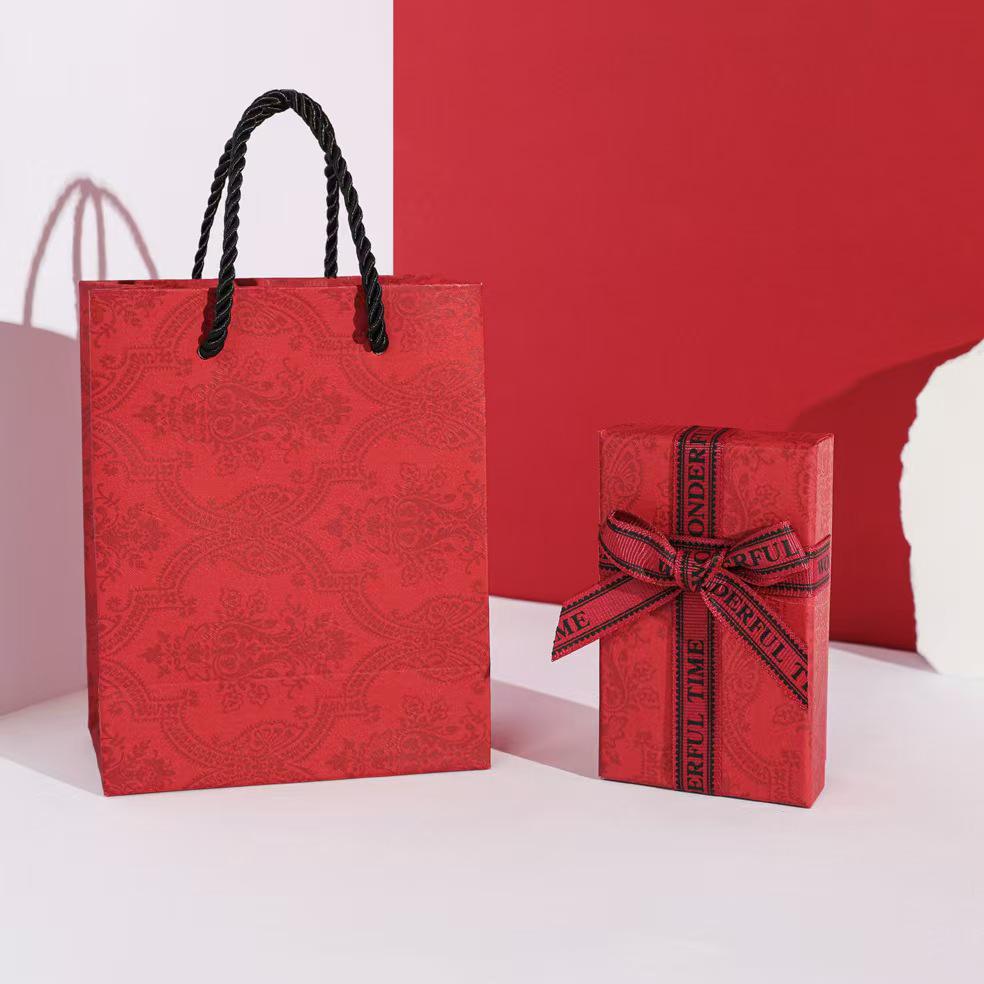 Retro Iridescent Green Jewelry Box for Necklaces & Earrings