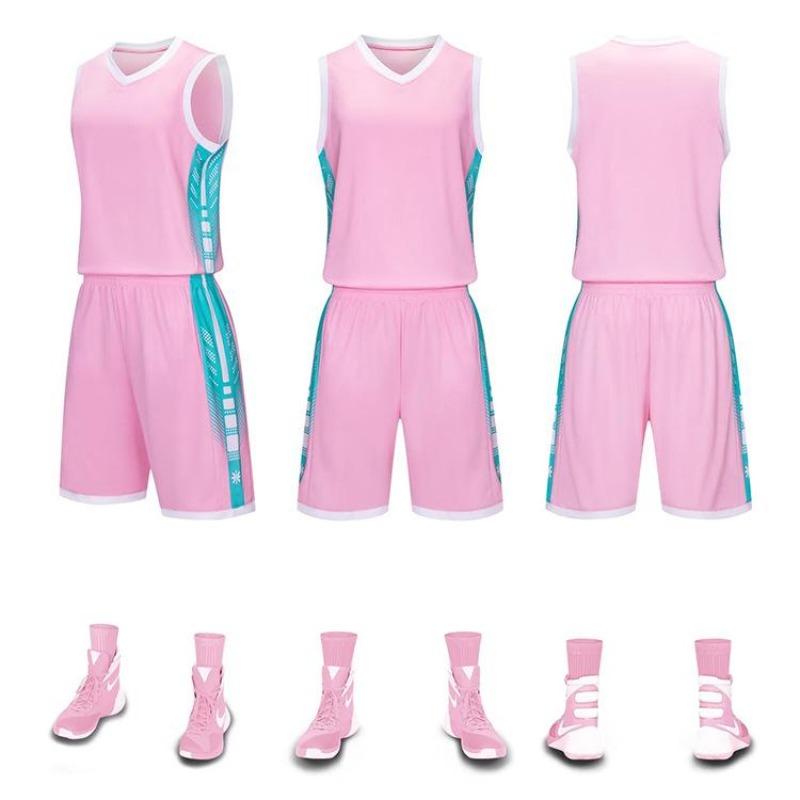 Tuta da Basket, Tuta Sportiva da Allenamento per Partite, Gilet, Maglia da Uomo Adulto Bambino, Traspirante Estiva da Donna
