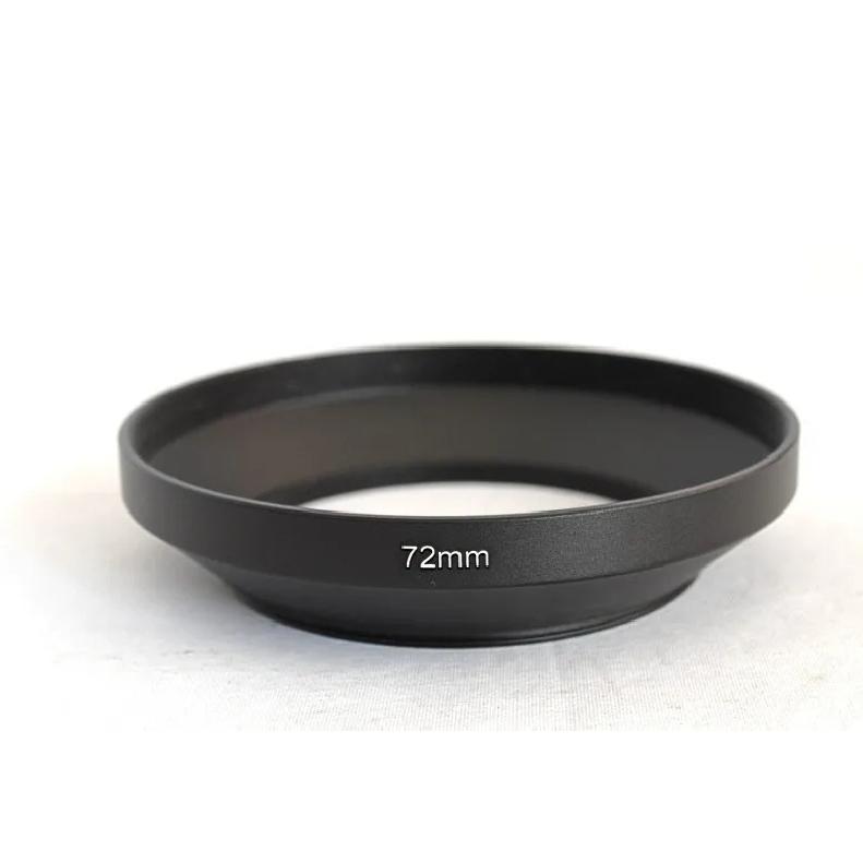 49 52 55 58 62 67 72 77 82mm Schwarze Metall-Kamerablende Weitwinkel Einschraub-Bajonett-Blende für canon nikon für S&ny Pentax