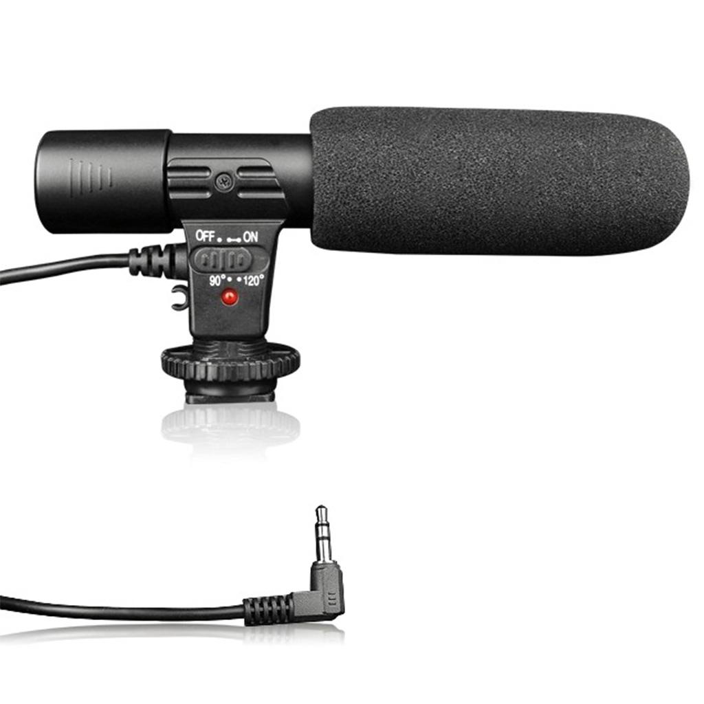 Microfono Video Universale con Supporto Antiurto per Fotocamere DSLR e Videocamere Microfono Perfetto per Fotocamere