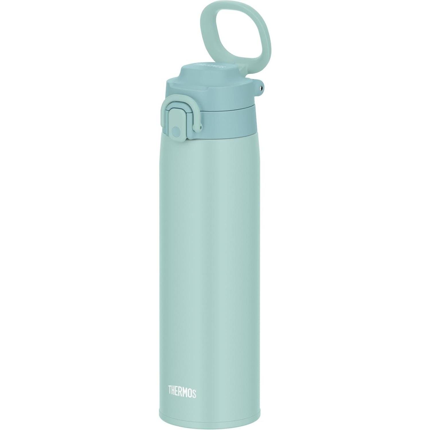 Thermos Water Bottle Vacuum Insulated Carry Mug Loop 750ml Mint Blue JOS-750 MBL