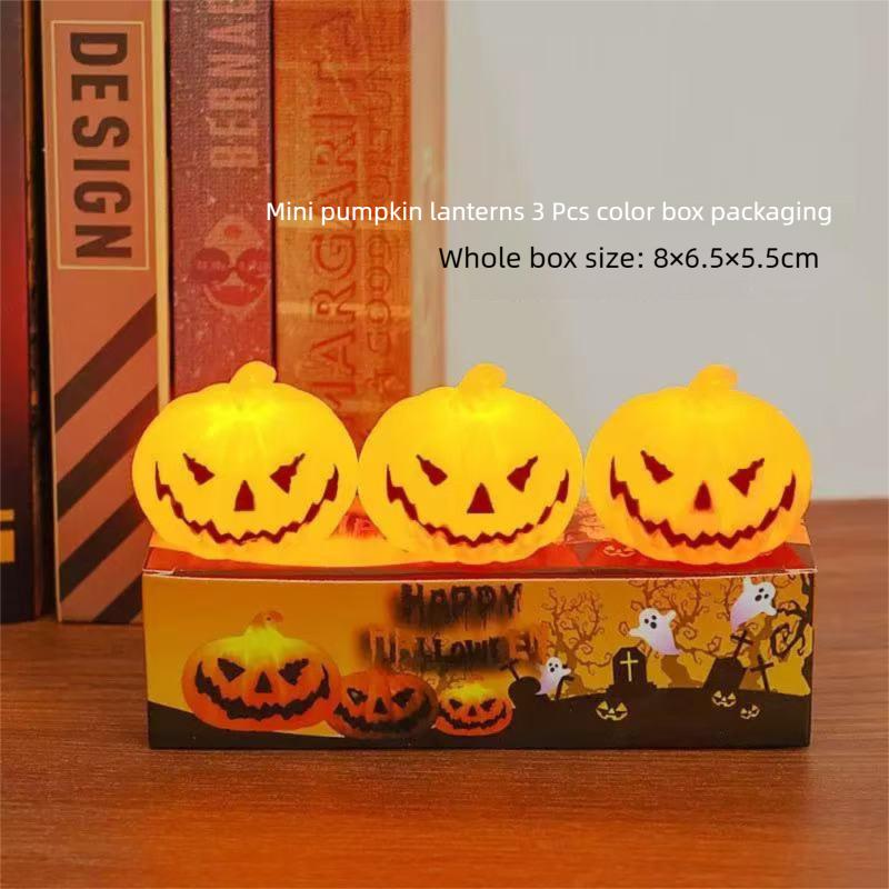 Durable Halloween Led Light Home Atmosphere Decoration Candle Lamp Halloween Party Supplies Haunted House Horror Outdoor Lantern Props