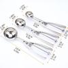 Ball Digger,Cookie Scoop,Ice  Scoop With Trigger-Release 3pcs,Spring Handle