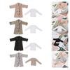 1/12 Male Action Figure Clothes Overcoat Costume Miniature with Long Sleeve Backing Shirt