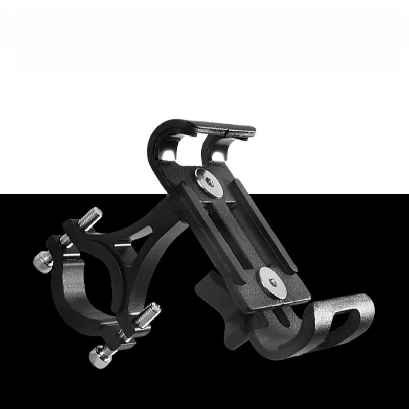 Aluminum Alloy Anti-slip Bracket Support 360 Rotate Metal Motorcycle Bicycle Phone Holder GPS Clip Bike Phone Stand for Phone