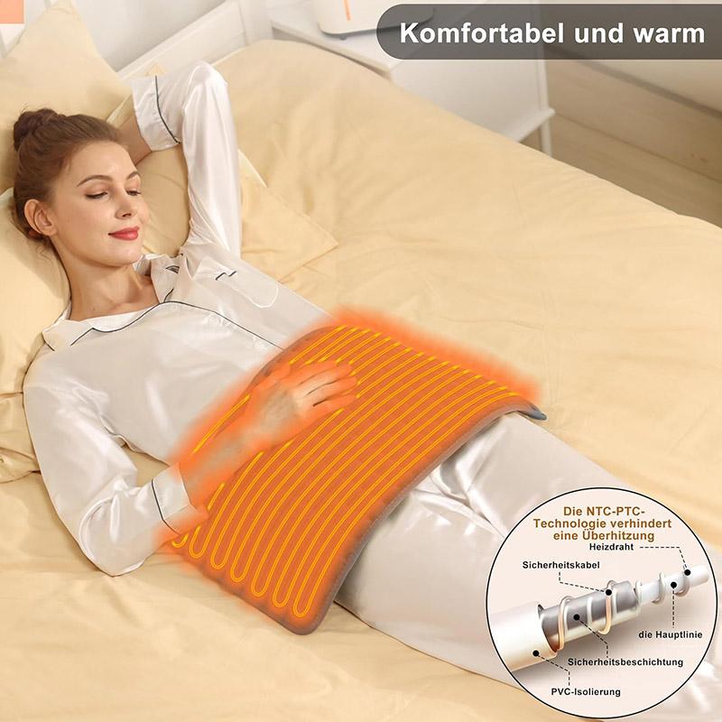 Termoforo, Termoforo con Spegnimento Automatico, Termoforo per Schiena, Collo, Spalla, Stomaco, Superficie in Morbida Flanella