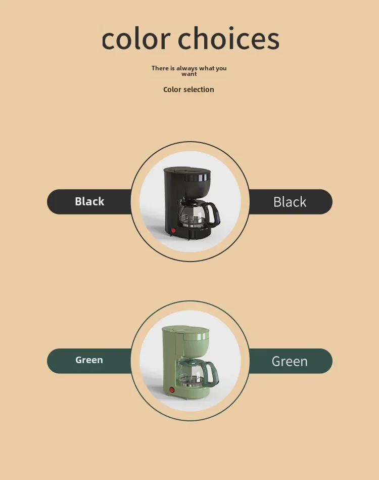 Compact American Drip Coffee and Tea Maker for Home or Office