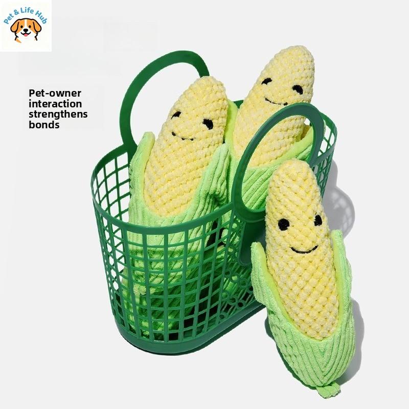 New dog sound toy molar teeth cleaning simulation broccoli plush doll medium-sized dog boredom relief artifact pet products