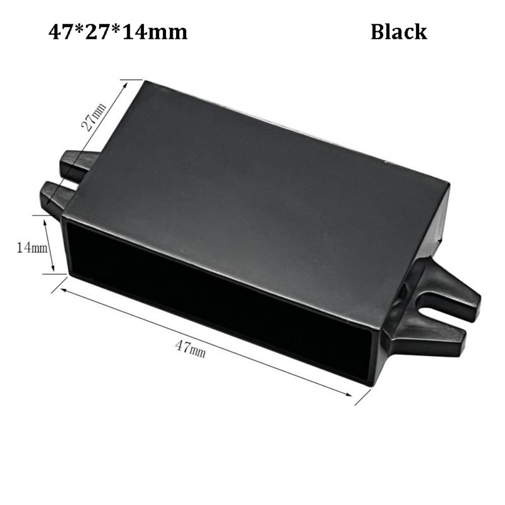 Black Storage Case ABS Plastic Housing Instrument Case Project Enclosure Boxes  Electronic Supplies