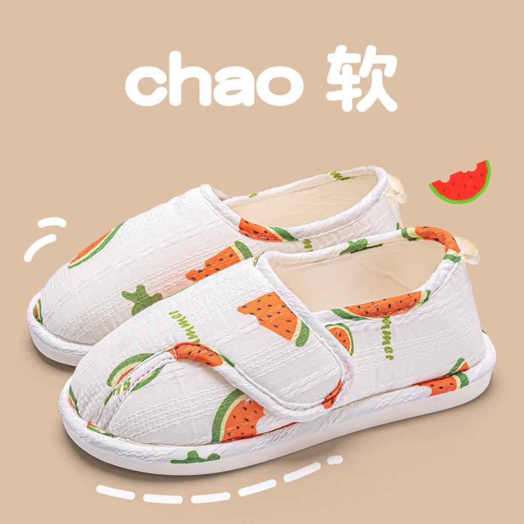 Confinement Shoes Collection Spring and Autumn Bag Heel Soft Sole Pregnant Women Postpartum Summer Thin Cotton Slippers Spring Women
