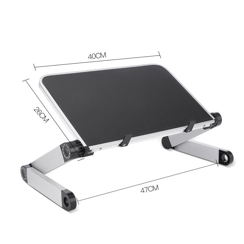 Aluminiumslegering Bærbar Bærbar Sammenleggbar Justerbar Bærbar Bærbar Skrivebord Datamaskin Bordstativ Bærbar PC