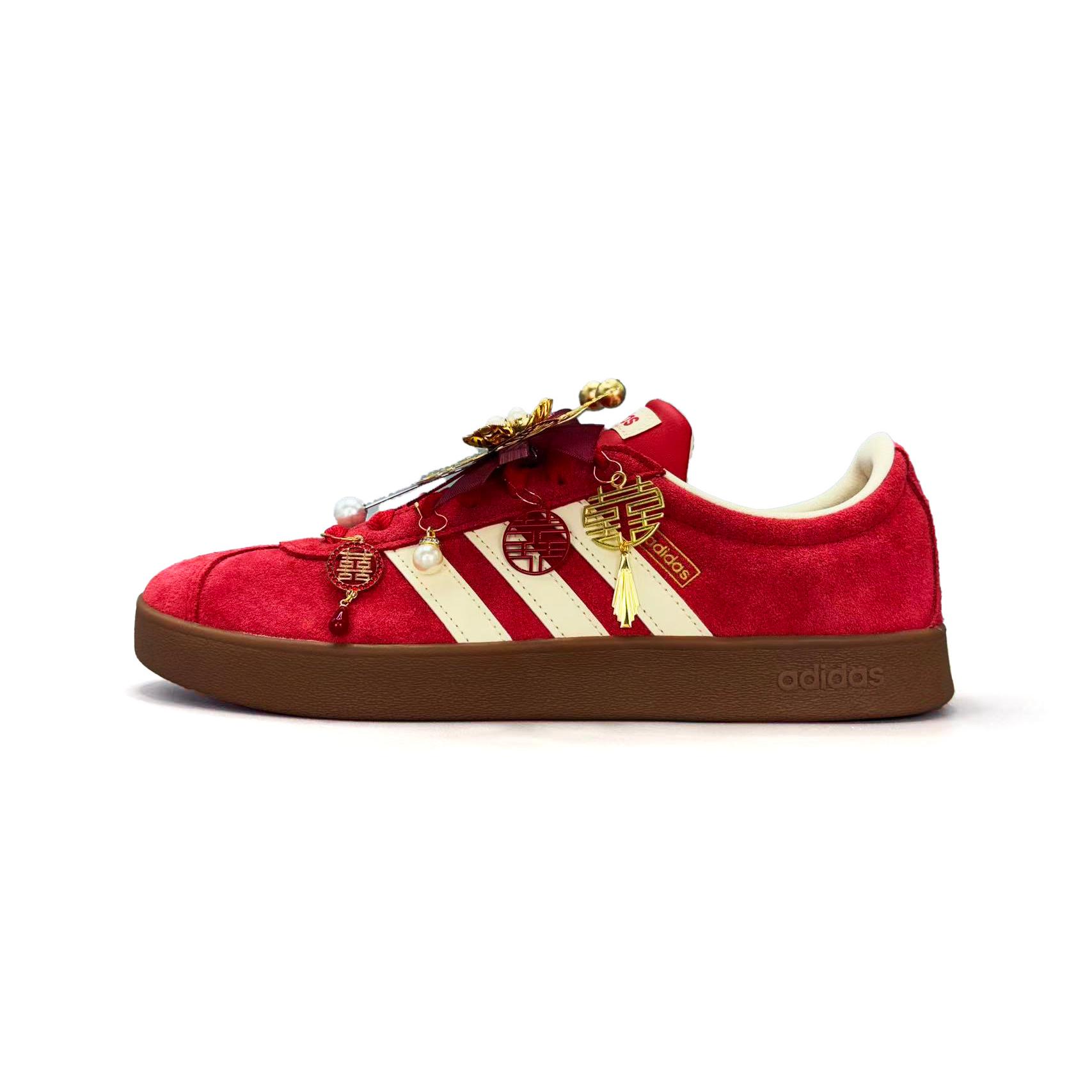 

Adidas Vl Court Classic Slip Resistant Abrasion Resistant Slip Resistant Abrasion Resistant Low top Skateboard Shoes KK3774(Team1497-) 38⅔