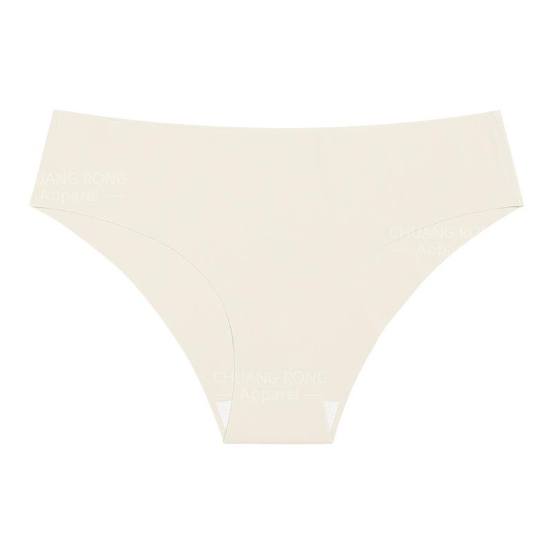 

European and American seamless underwear women s sexy one-piece low-waist large-size floral pure cotton crotch quick-drying breathable girl briefs S