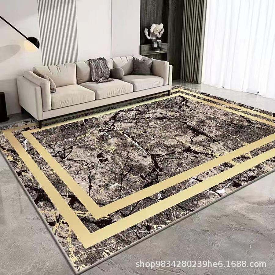 European Style Living Room Decoration Carpet Coffee Table Mat Bedroom Study Carpet Anti Slip and Wear-resistant