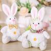 Easter Decorative Plush Sitting Bunny Doll, Easter Bunny Figurine, Ornament, Pendant