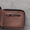 Man's Short Bifold Wallets Multi Card Fashion PU Leather Wallet  Men Classic Wallet with Coin Bag Zipper