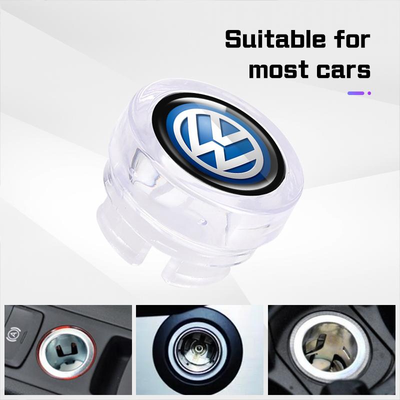 For Volkswagen VW ID3 Golf 3 4 5 6 7 8MK5 MK6 Car cigarette lighter plug cover dust-proof plug button decoration cap Accessorie zl5