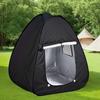 New Foldable Children's Black Silver Coated Light-Blocking Tent for Indoor/Outdoor Autism Sensory Play