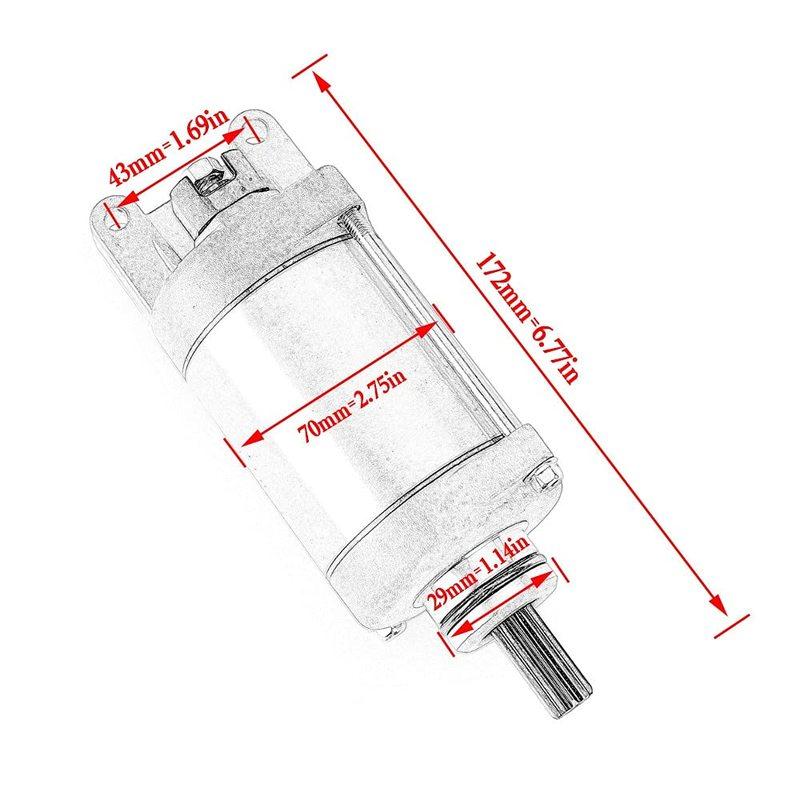 Electrical Starter Motor for HONDA SH300 SH300R ABS FORZA250 FORZA 300 ABS REFLEX 250 OEM:31200-KTW-901 31200-KVZ-631