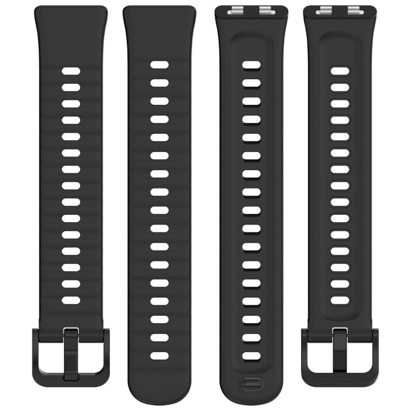 Watch Straps Bracelets Washable Suitable For Activity Monitor Devices Trendy Textured Flexible Silicone Sports Wristband