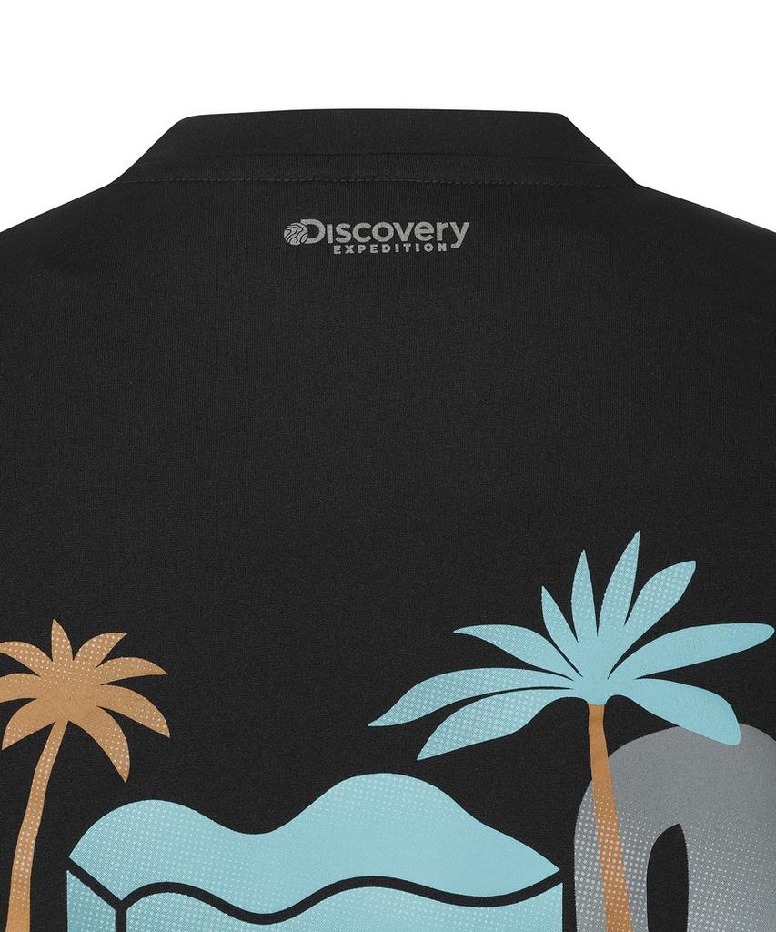 DISCOVERY EXPEDITION Hot Summer Women'S White Graphic Long Sleeve Water T-Shirt (Black)