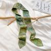 Scarf Luxury Streamers Bag Straps Oil Painting Style Small Ribbon Long Scarf Belt Spring and Summer Versatile Fashion Headband