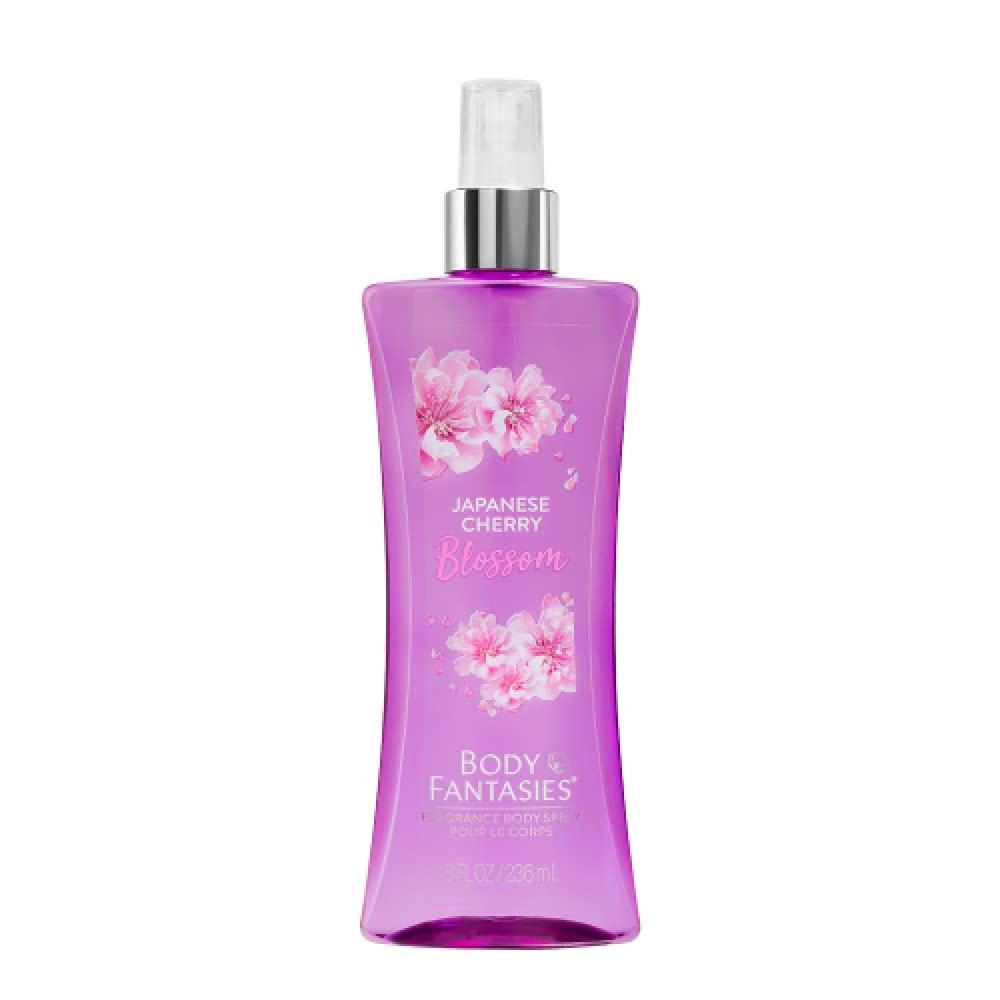 Body Fantasies Body Spray 236ml   Japanese Cherry Blossom FREE