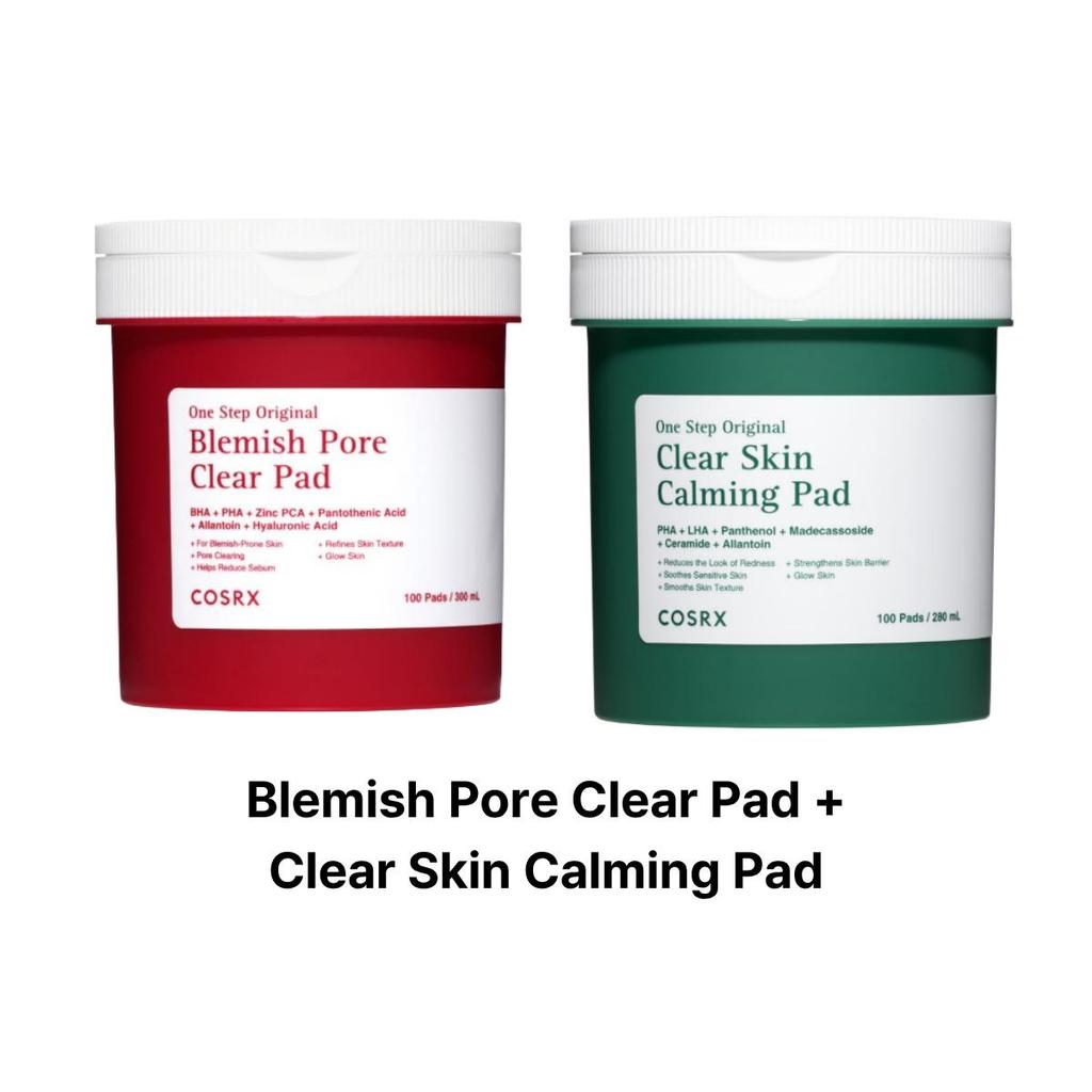 [COSRX] One Step Pad 100ea (4 Types) / Clear Moisture Calming Pore Care
