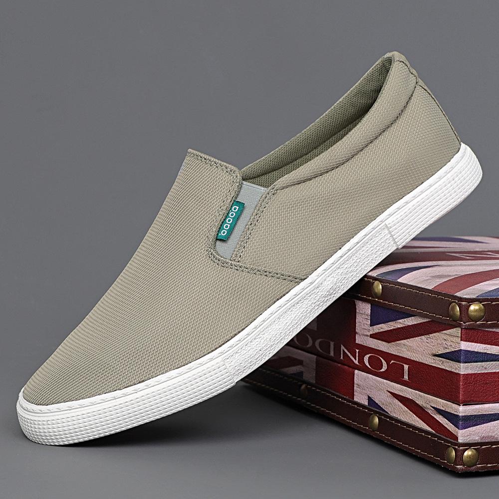 2025 Men's Breathable Canvas Board Shoes - Lightweight, Casual, Comfortable Mesh Sneakers