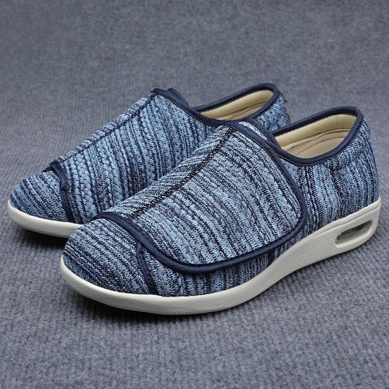 Unisex Plus Size Breathable Non-Slip Walking Shoes for Wide and Swollen Feet