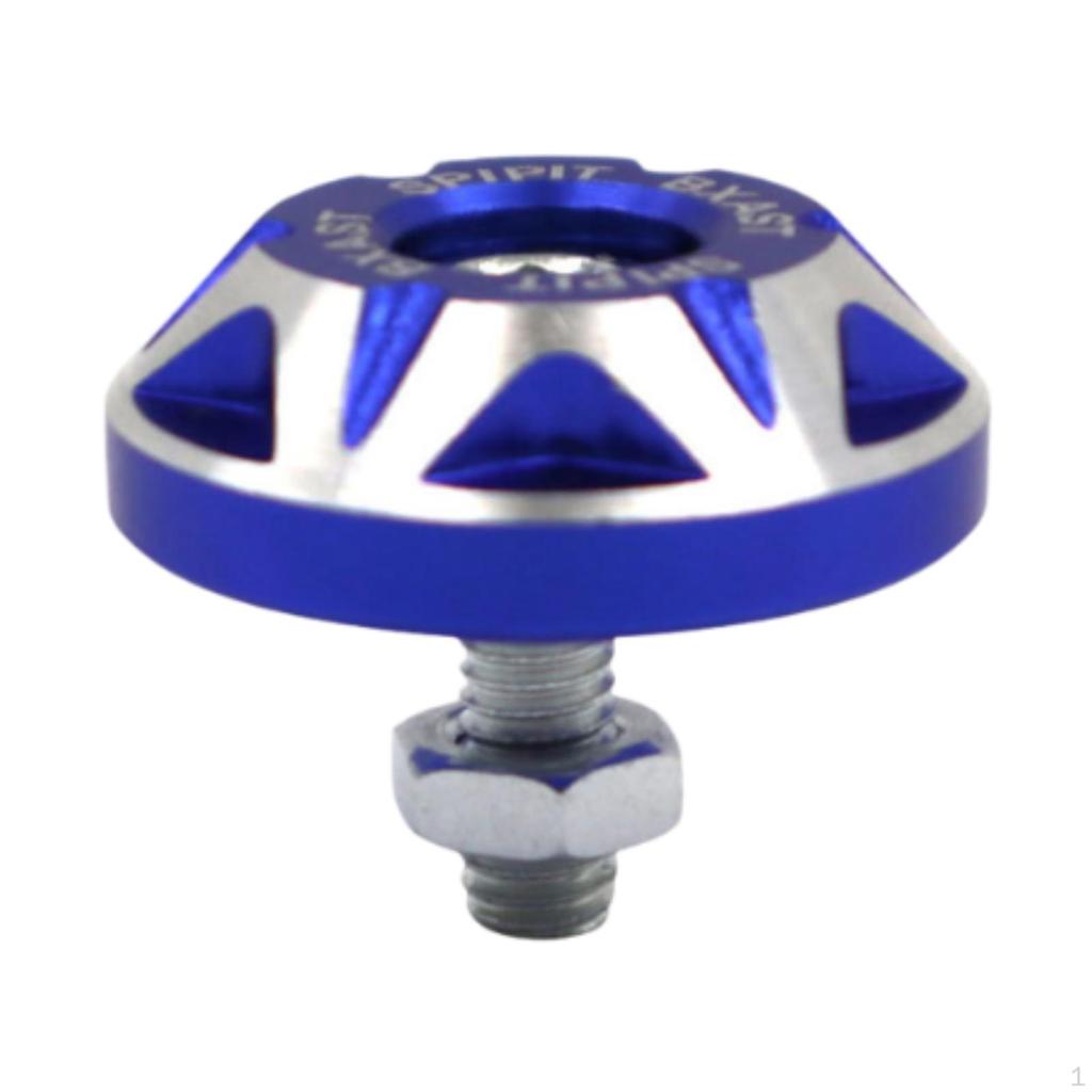 License Plate Screws Cover Fasteners Caps 6mm Holes Car Tag Screw Bolt for