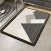 Modern Simple Diatom Mud Floor Mat Bathroom Water-Absorbing, Non-Slip And Dirt-Resistant Floor Mat Bathroom Easy To Take Care Of Quick-Drying Floor