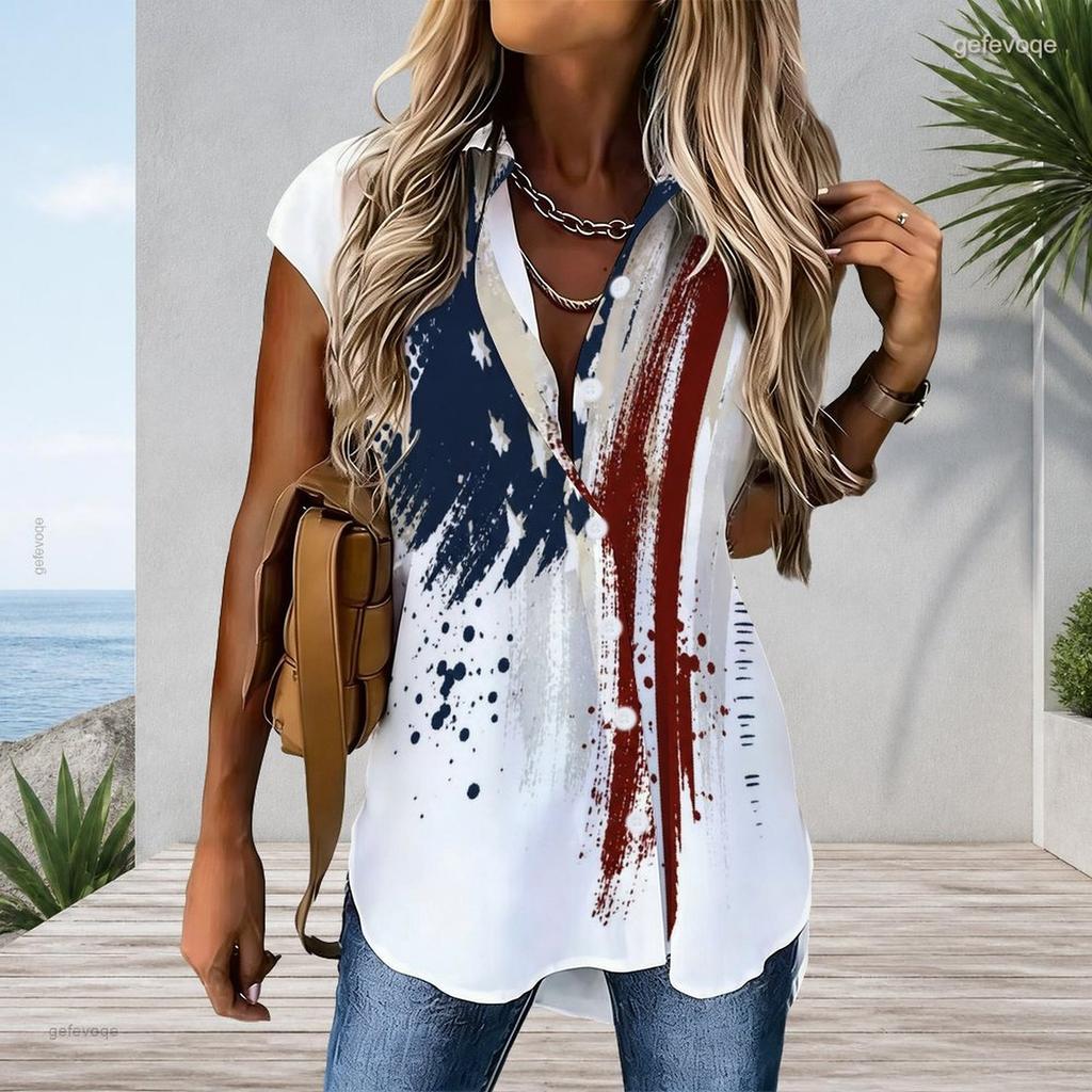 Women Plus Size Cap Sleeve Button Up Shirt Dress Romantic Pink Heart Floral Print Curved Hem Casual Tunic Blouse