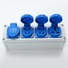 Outdoor Power Distributor 220V 10A Plastic Waterproof Junction Box for Outdoor Electrical Safety Easy Installation