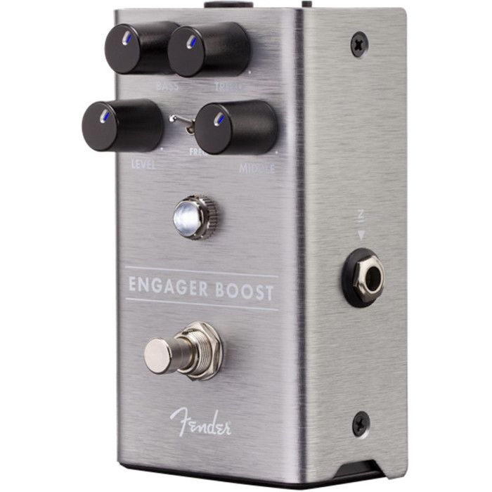 Pédale d'effet - Fender - Engager Boost - Boost 20 dB - Égaliseur 3 bandes - True Bypass