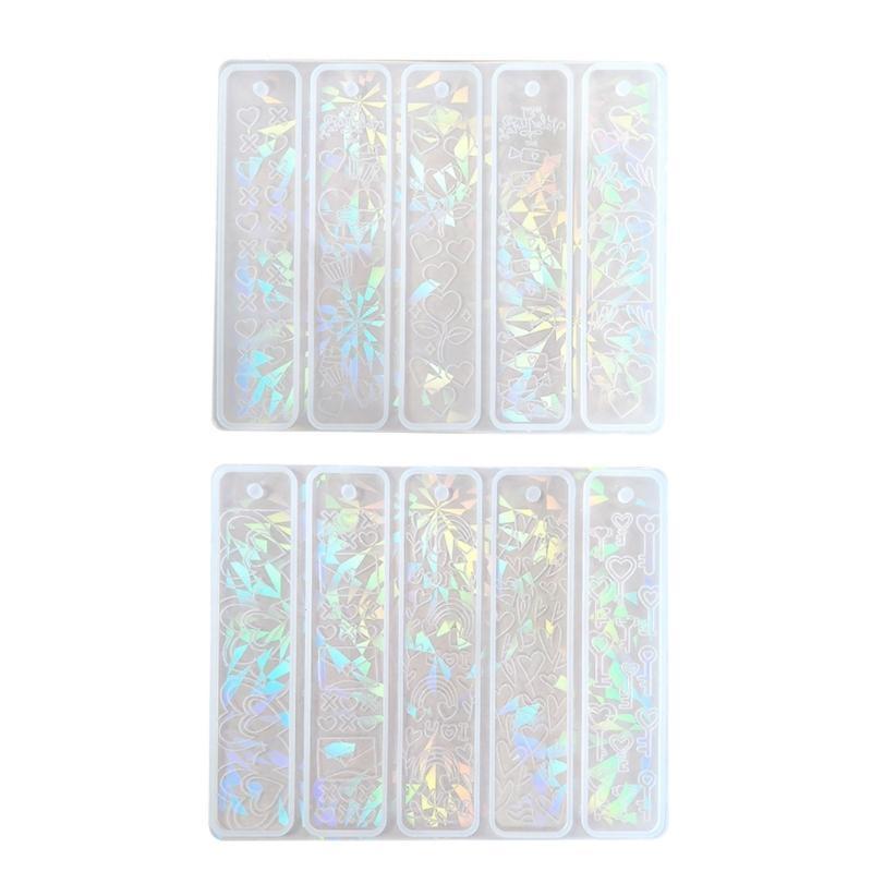 HX6F Resin Mold with Heart Pendant Rectangle Silicone Molds Mold