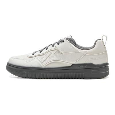 Li Ning Qiong Yun Comfortable Versatile Non-Slip Wear-Resistant Breathable Low-Top Skate Shoes Men Sneaker White AGCT297-6