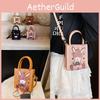 Cute Bunny Pu Mini Shoulder Bag With Zipper Closure For Daily Use