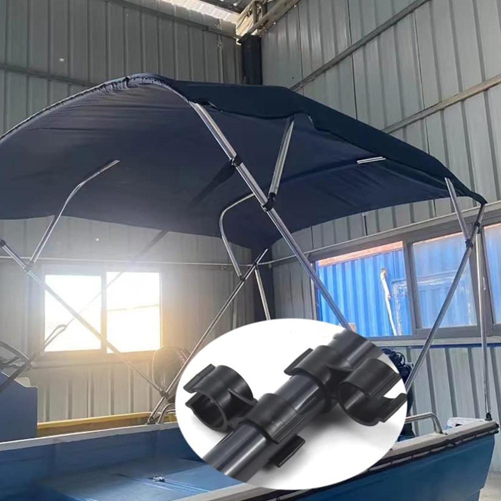 2pcs Pole Clips Holder for Bimini Top for Anti-Rattle Bimini Brace Rowing Boat