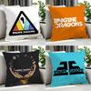 pop Imagine Dragons Cushion Cover Cushion Cover Set Pcs x x x Pillowcase Decorative Sofa Home Decor