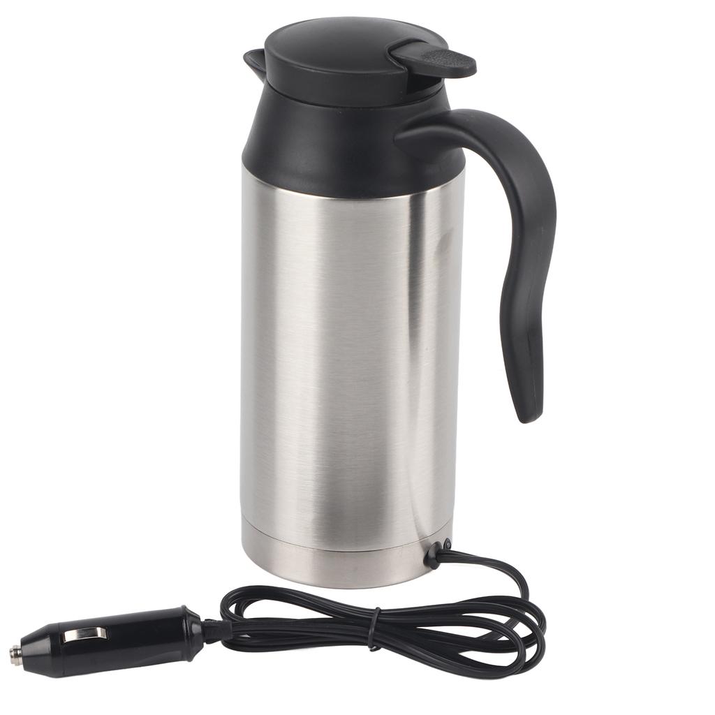 12V 750ml Car Portable Electric Travel Heating Cup Coffee Tea Boiling Mug Kettle
