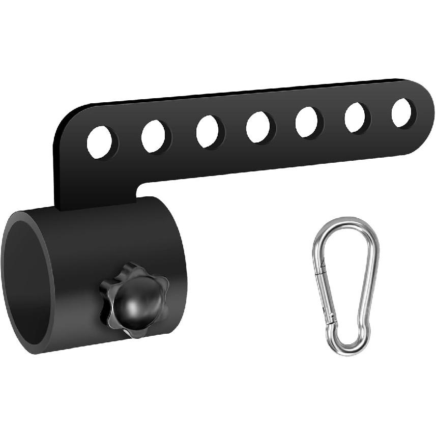 Belt Squat Bar Machine Attachment for 2 inch Olympic Barbell Bar,Landmine D-Handle Cable T Bar Row Attachment for Squat Rack Home Gym Workout