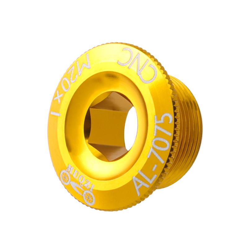 

Крышка шатуна, винтовая крышка M20, шатун MTB, алюминиевый фитинг для шоссейного велосипеда, 10 цветов золотой