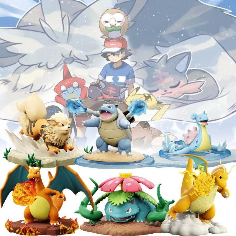 Charizard Venusaur Blastoise Arcanine Lapras Dragonite Toy Gift Model