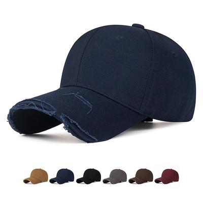 Spring Autumn Hole Men's Baseball Cap Solid Color Women's Ponytail Panama Cap Snapback Hat Sun Visor Hats