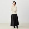Northern Deer Heart-Shaped Jacquard Knit Wool Cardigan