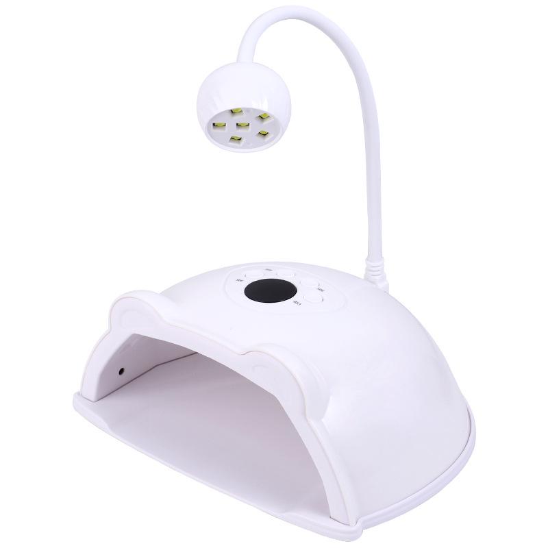 

Dual-Light Rotatable Nail Lamp & Gel Dryer for Press-On Nails
